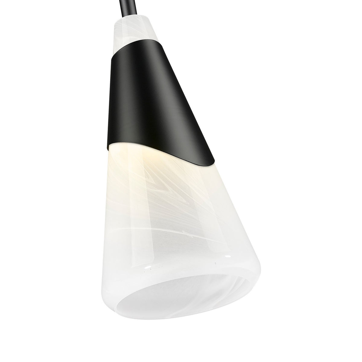 Mini-suspension Aimie Tige, Noir mat, 15 3/4" – vue 4