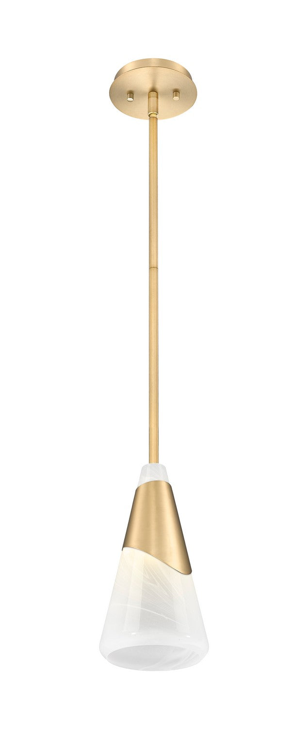 Mini-suspension Aimie Tige, Or moderne, 15 3/4" – vue 2