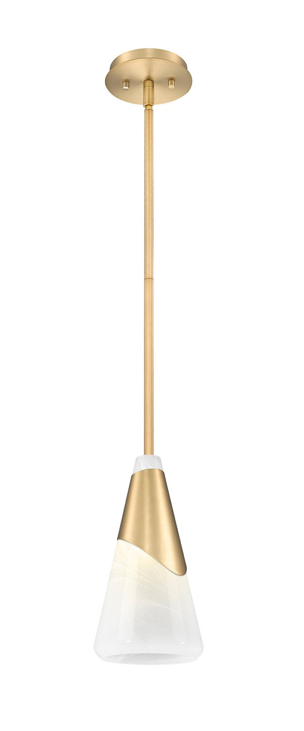 Mini-suspension Aimie Tige, Or moderne, 15 3/4" – vue 3