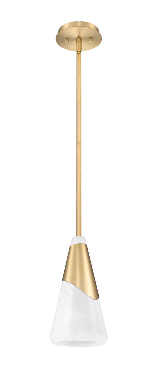 Mini-suspension Aimie Tige, Or moderne, 15 3/4" – vue 5