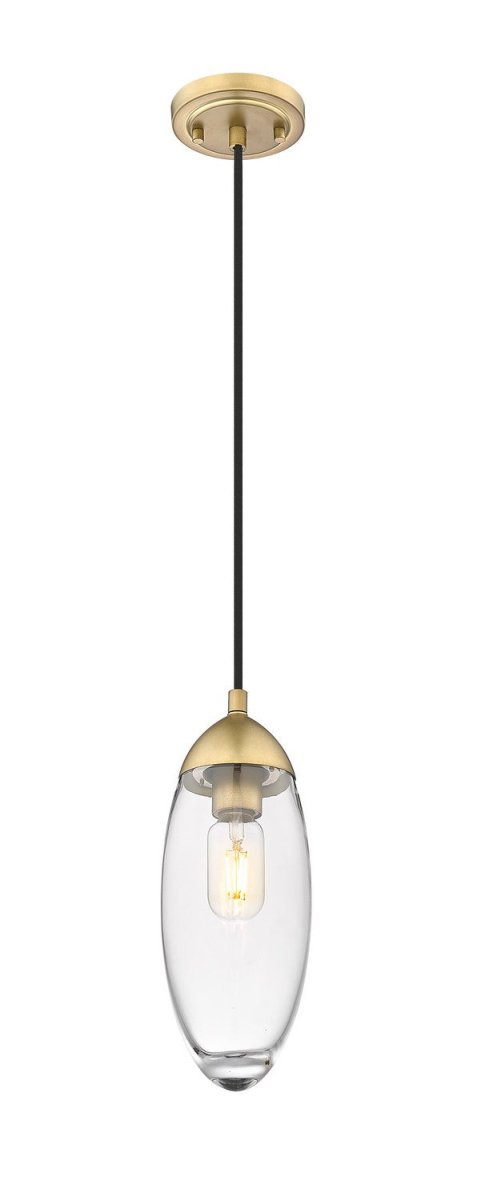 Mini-suspension Arden - Laiton frotté Acier by Z-Lite | Luminaires & cie