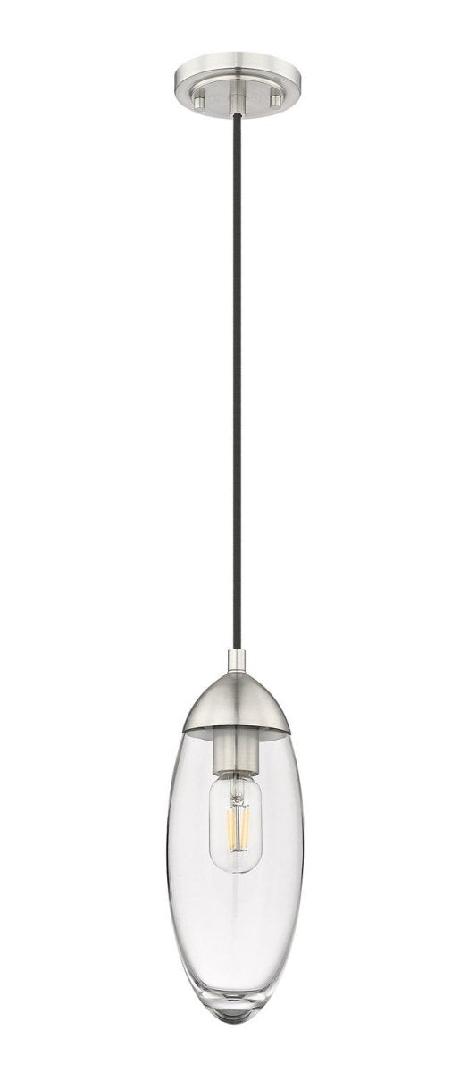 Mini-suspension Arden - Laiton frotté Acier by Z-Lite | Luminaires & cie