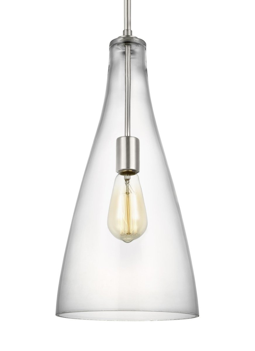 Mini-suspension Arilda - Nickel brossé by Visual Comfort Studio | Luminaires & cie