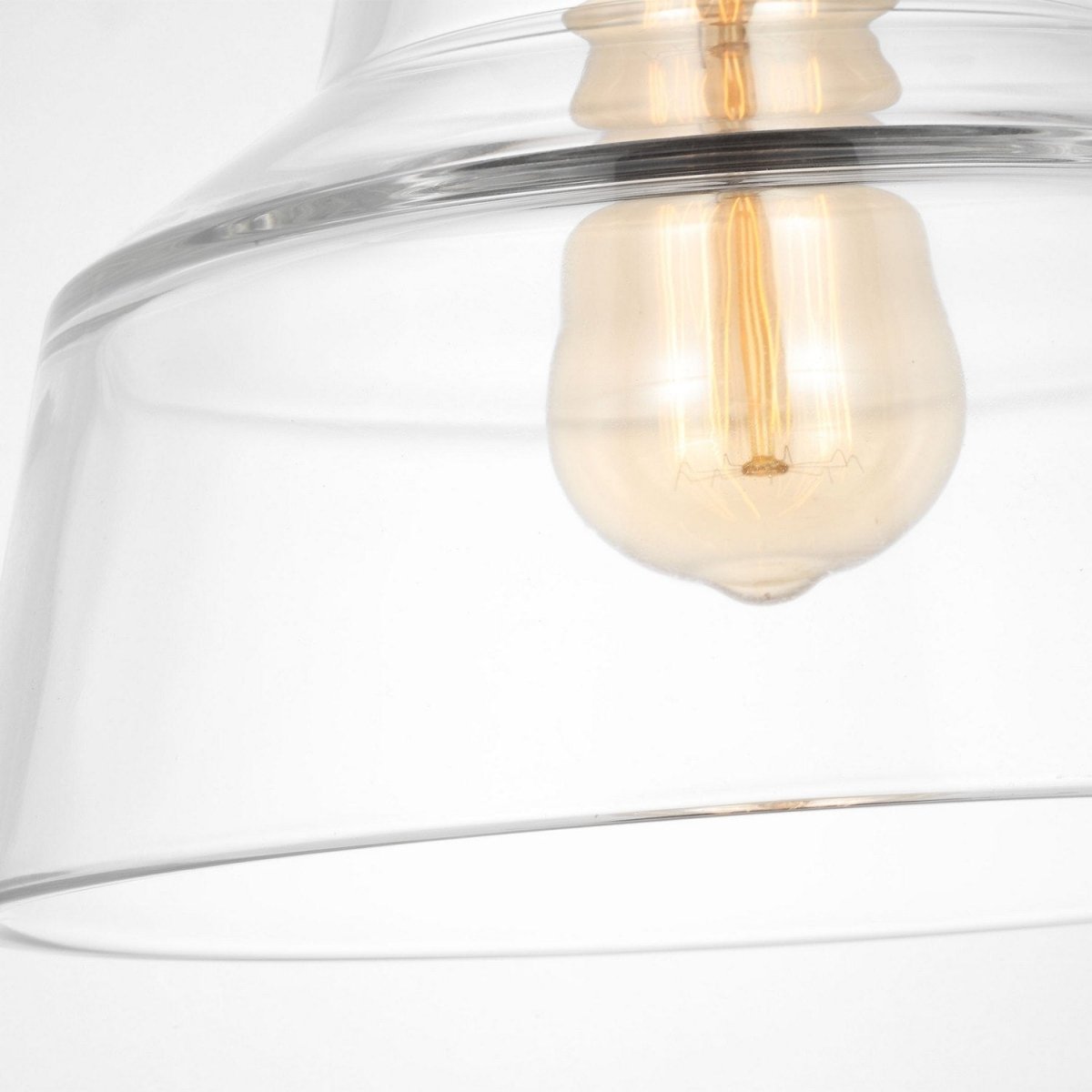 Mini-suspension Baskin - Satin Brass 9 by Visual Comfort Studio | Luminaires & cie