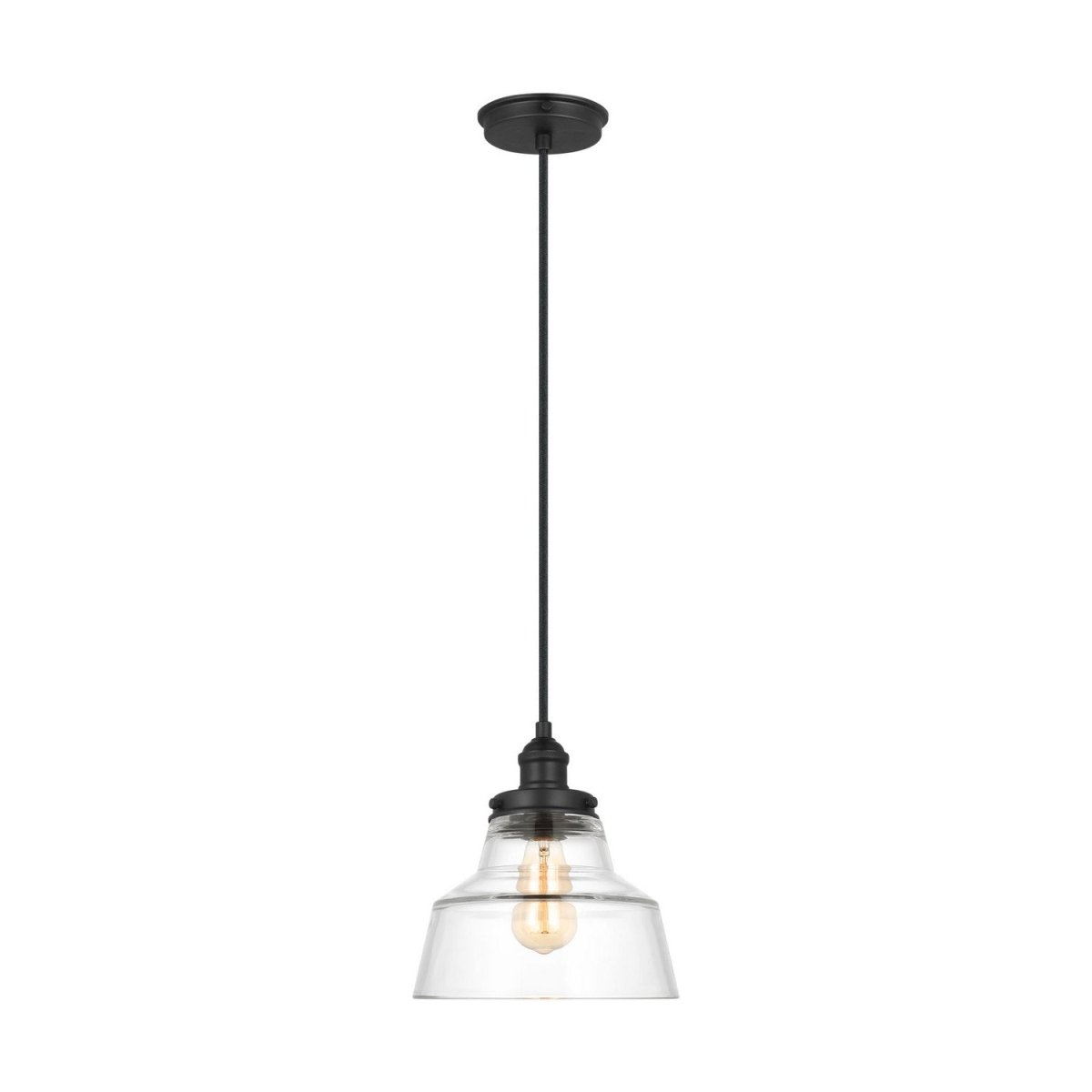Mini-suspension Baskin - Satin Brass 9 by Visual Comfort Studio | Luminaires & cie