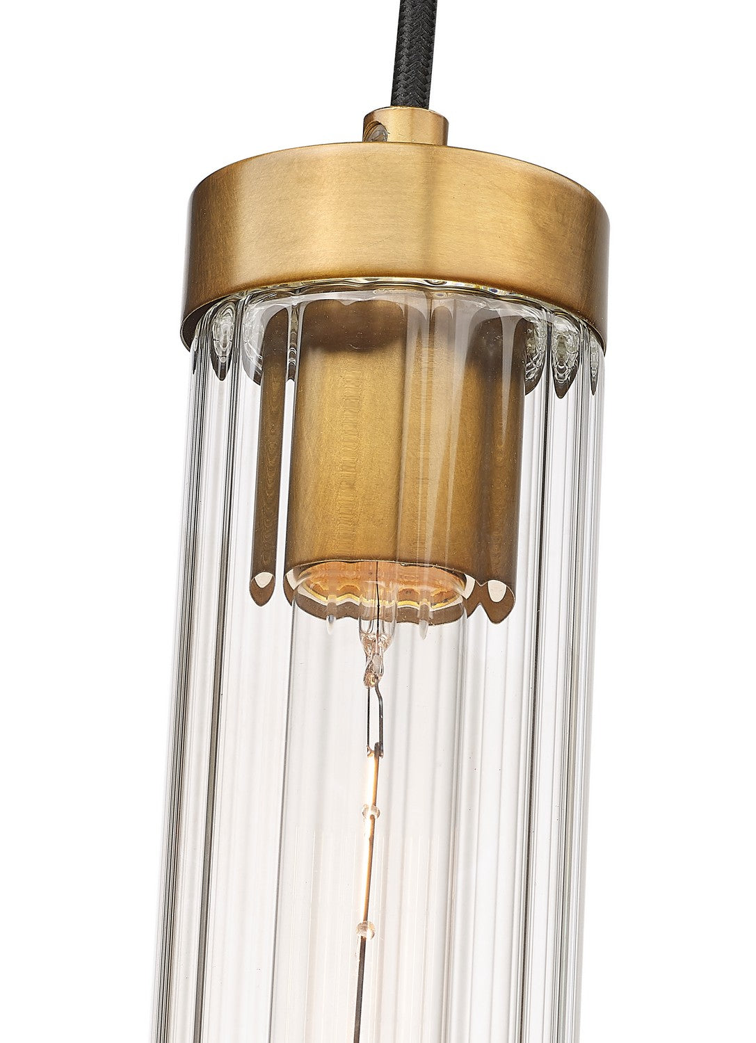 Mini-suspension Beau Câble, Laiton frotté – vue 5