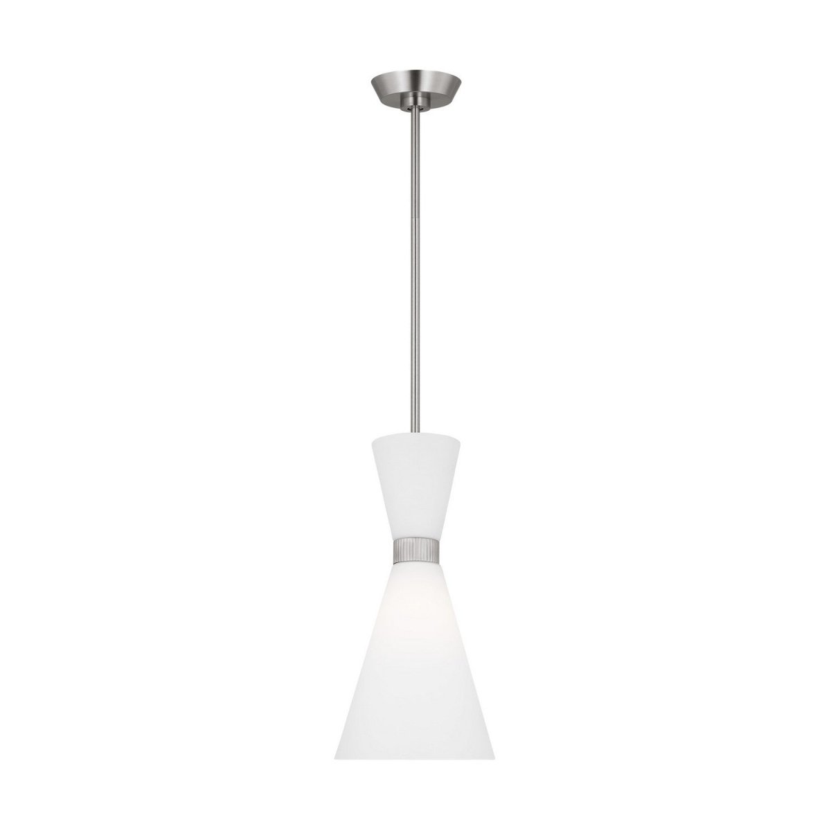 Mini-suspension Belcarra - Acier brossé by Visual Comfort Studio | Luminaires & cie
