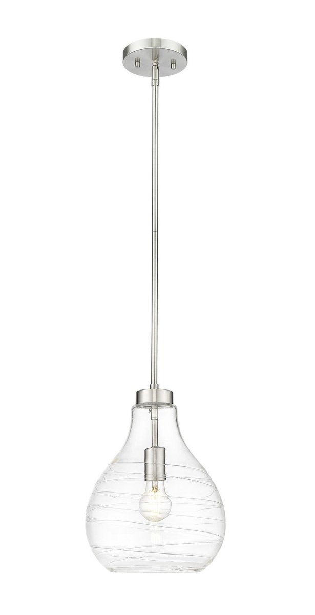 Mini-suspension Bon Air - Nickel brossé by Z-Lite | Luminaires & cie