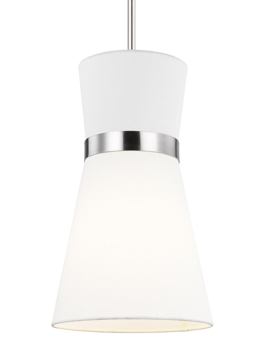 Mini-suspension Clark - Laiton satiné by Visual Comfort Studio | Luminaires & cie