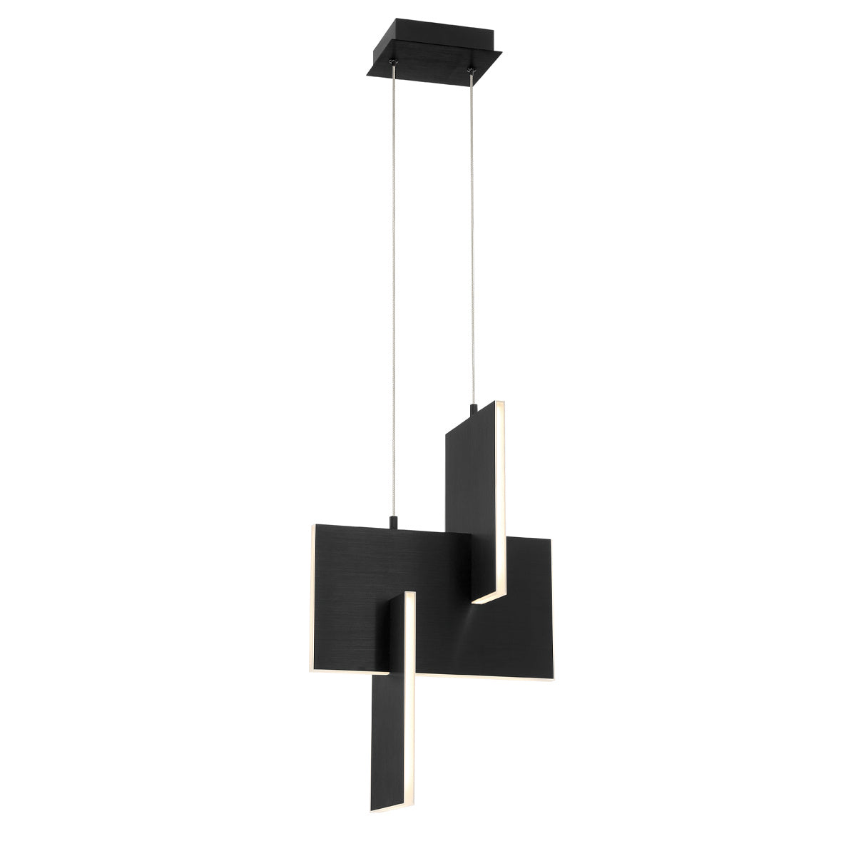 Mini-suspension Coburg Noir anodisé – vue 2