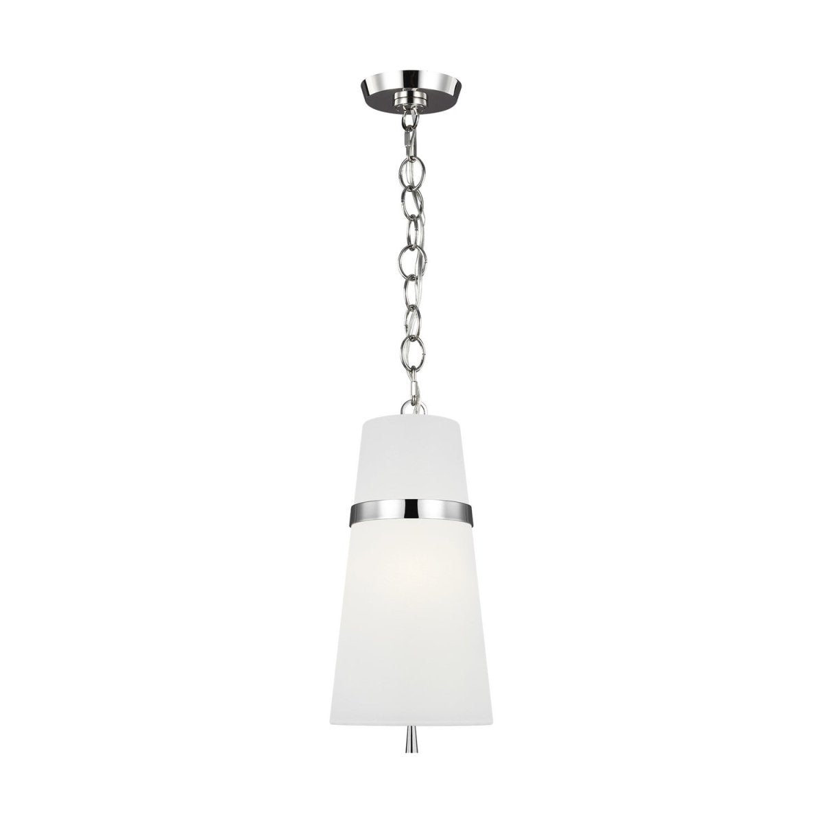 Mini-suspension Cordtlandt - Nickel poli by Visual Comfort Studio | Luminaires & cie