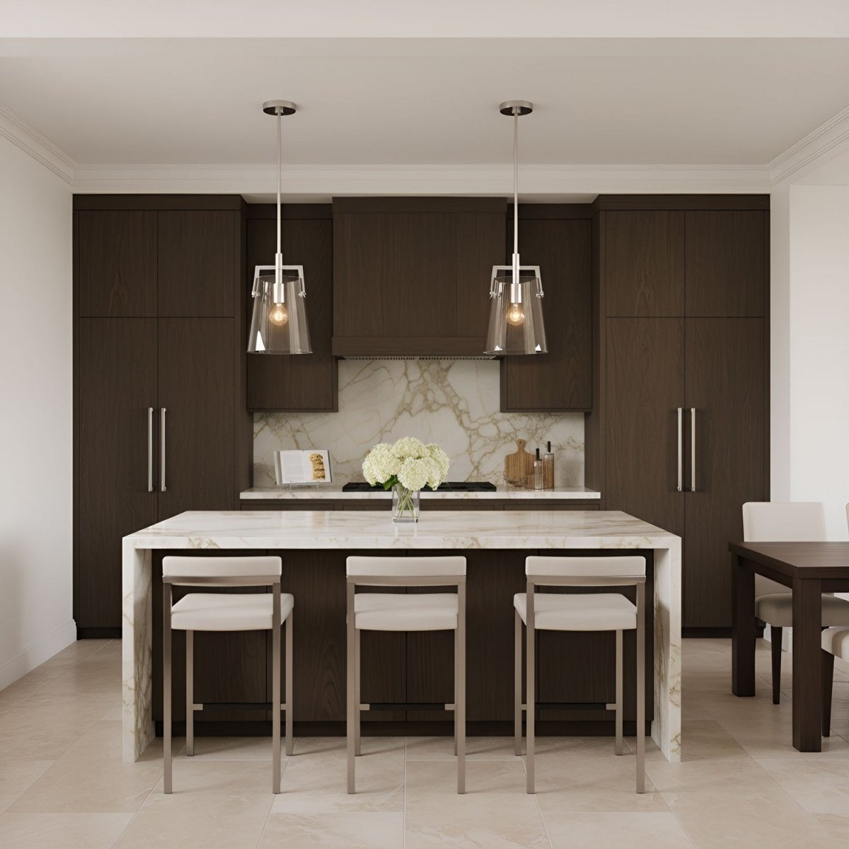 Mini-suspension Crofton - Laiton satiné by Visual Comfort Studio | Luminaires & cie