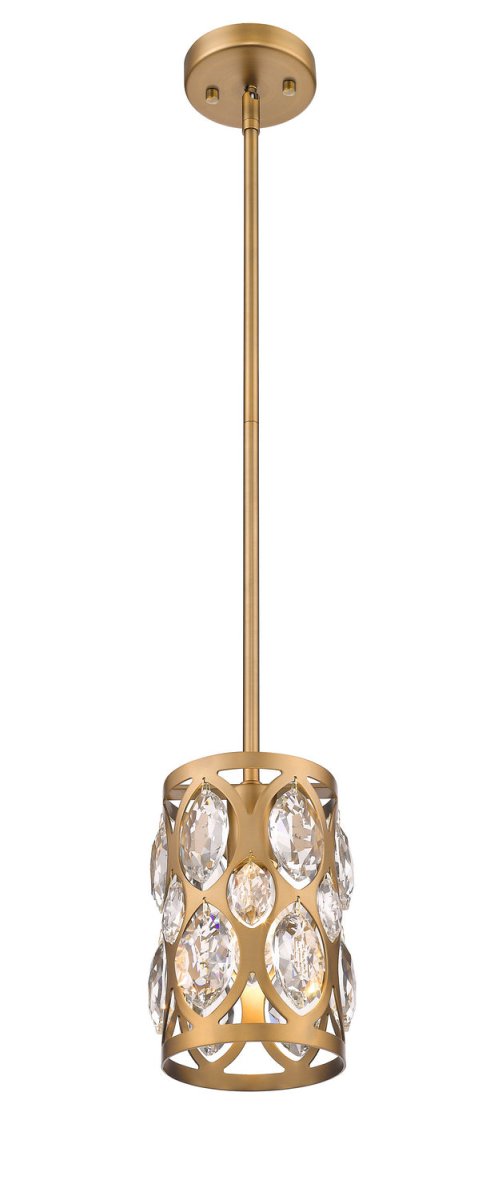 Mini-suspension Dealey - Laiton héritage 9 1/4" by Z-Lite | Luminaires & cie