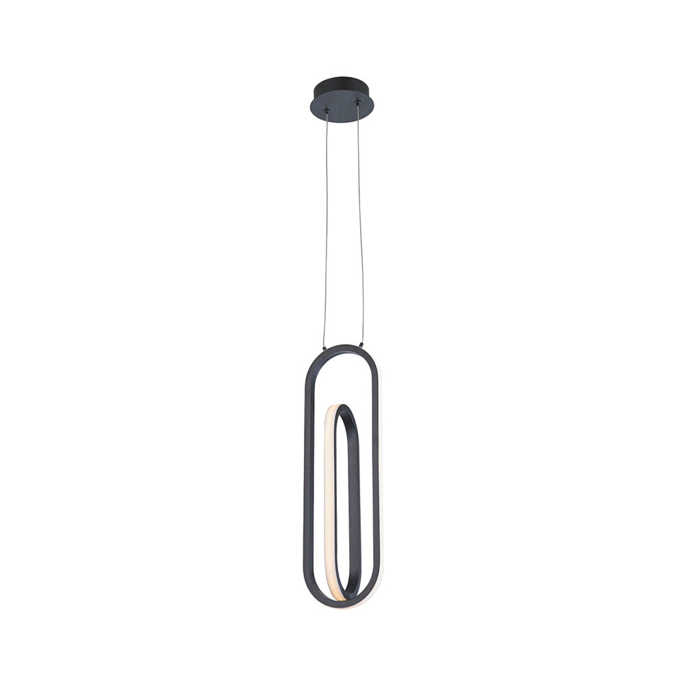 Mini-suspension Demark Noir mat – vue 2