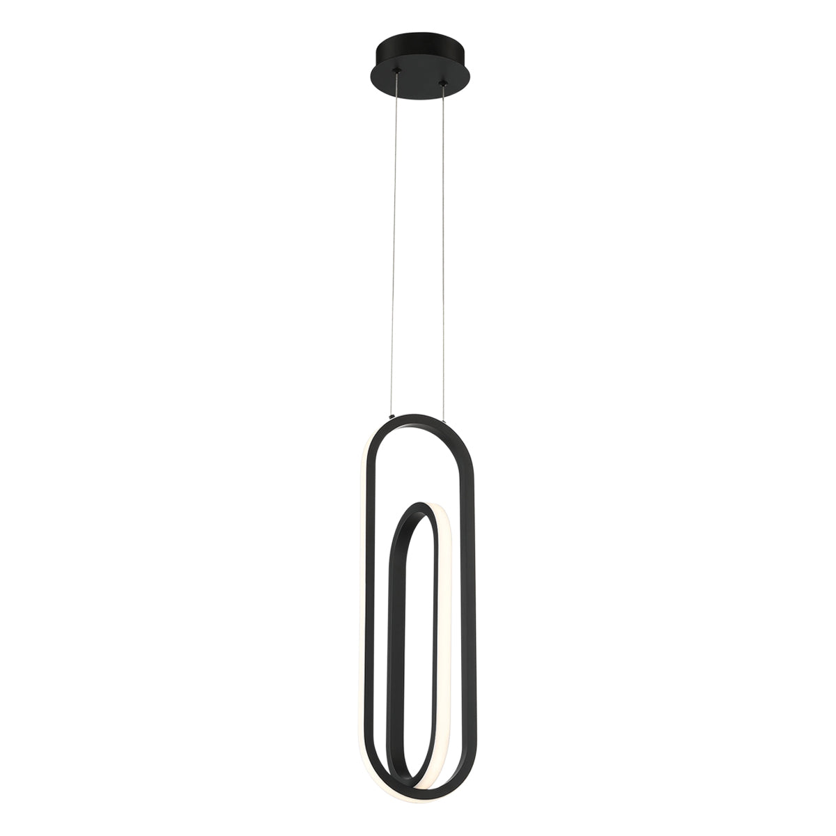 Mini-suspension Demark Noir mat – Eurofase