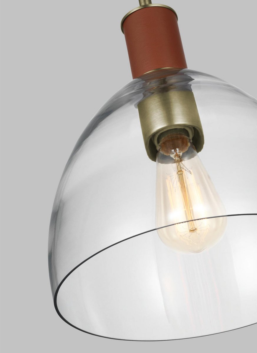 Mini-suspension dôme Hadley - by Visual Comfort Studio | Luminaires & cie