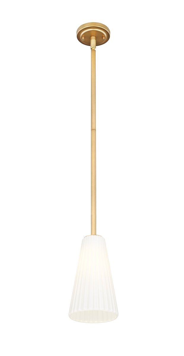 Mini-suspension Farrell - Tige Or moderne 13 3/4" by Z-Lite | Luminaires & cie