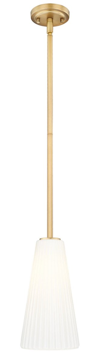 Mini-suspension Farrell - Tige Or moderne 13 3/4" by Z-Lite | Luminaires & cie