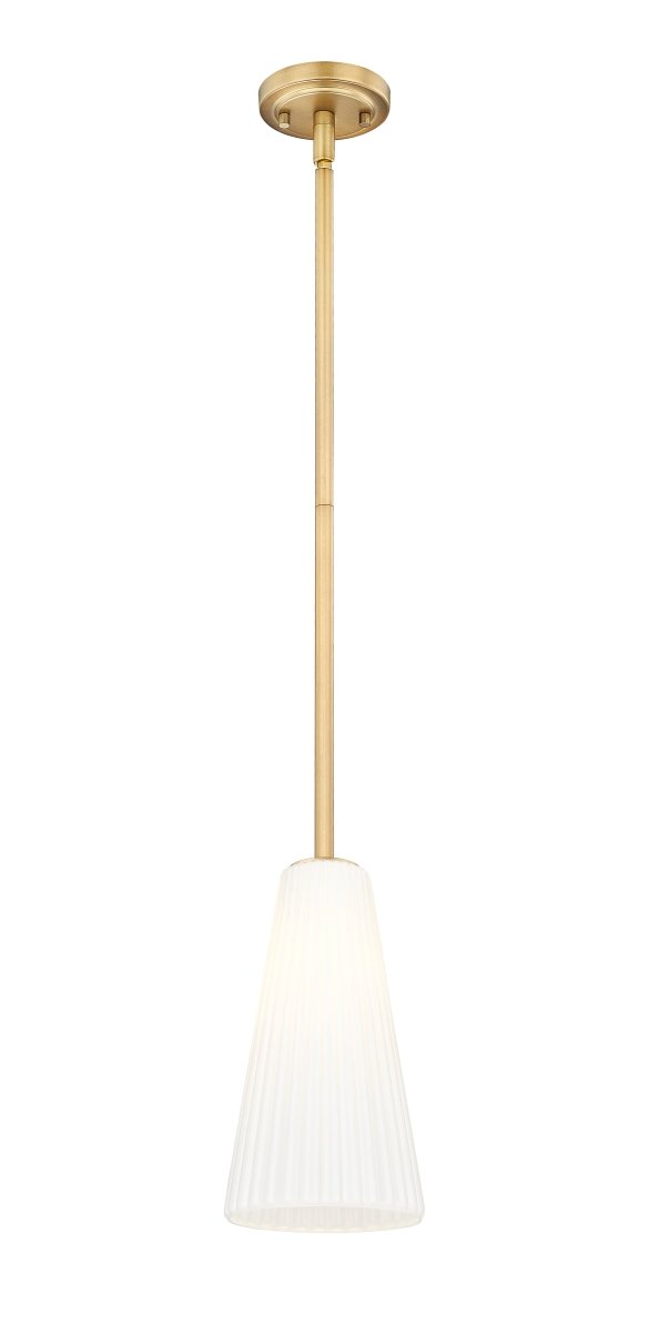 Mini-suspension Farrell - Tige Or moderne 13 3/4" by Z-Lite | Luminaires & cie