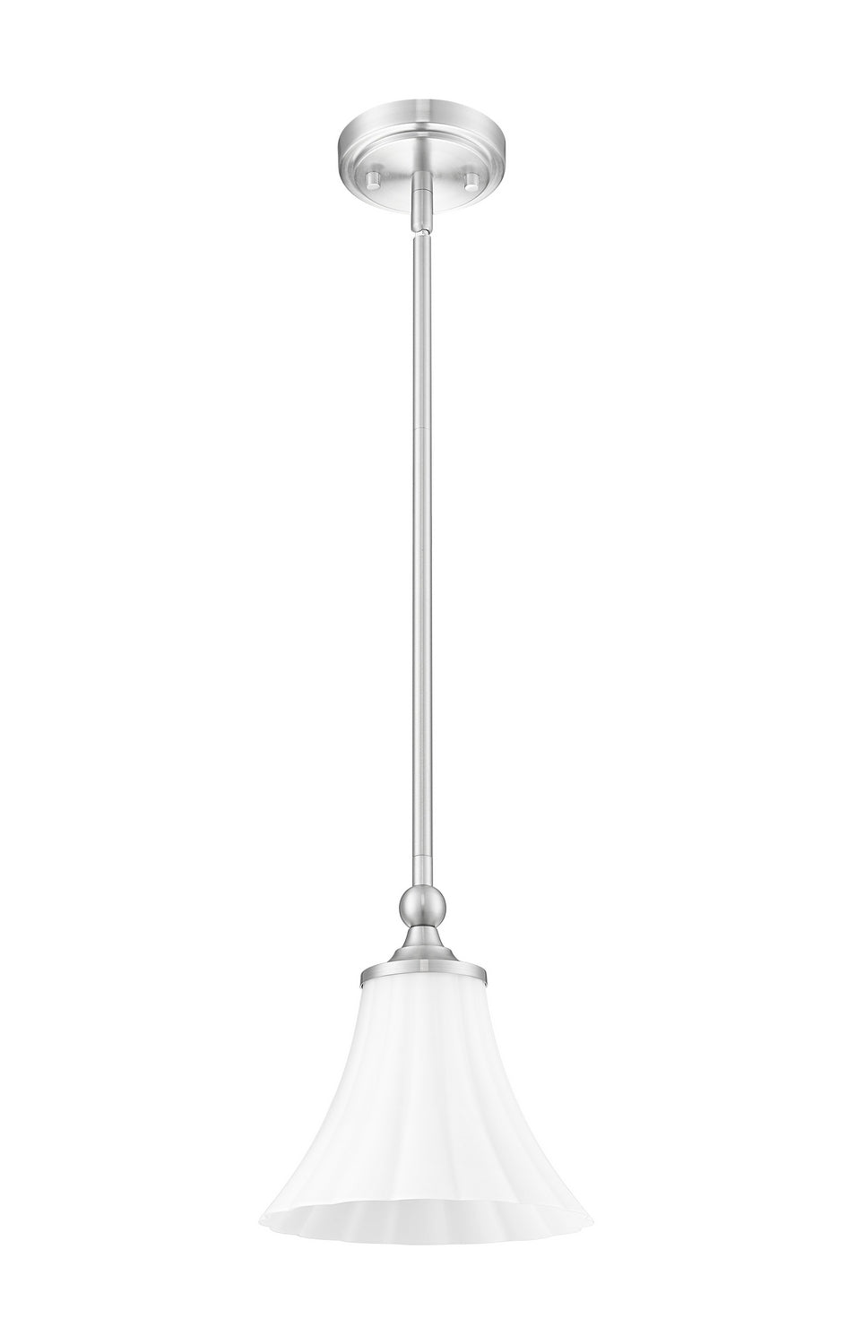 Mini-suspension Fleur Nickel brossé – vue 5