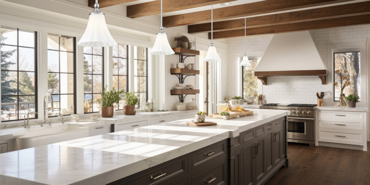 Mini-suspension Fleur Nickel brossé – vue 7