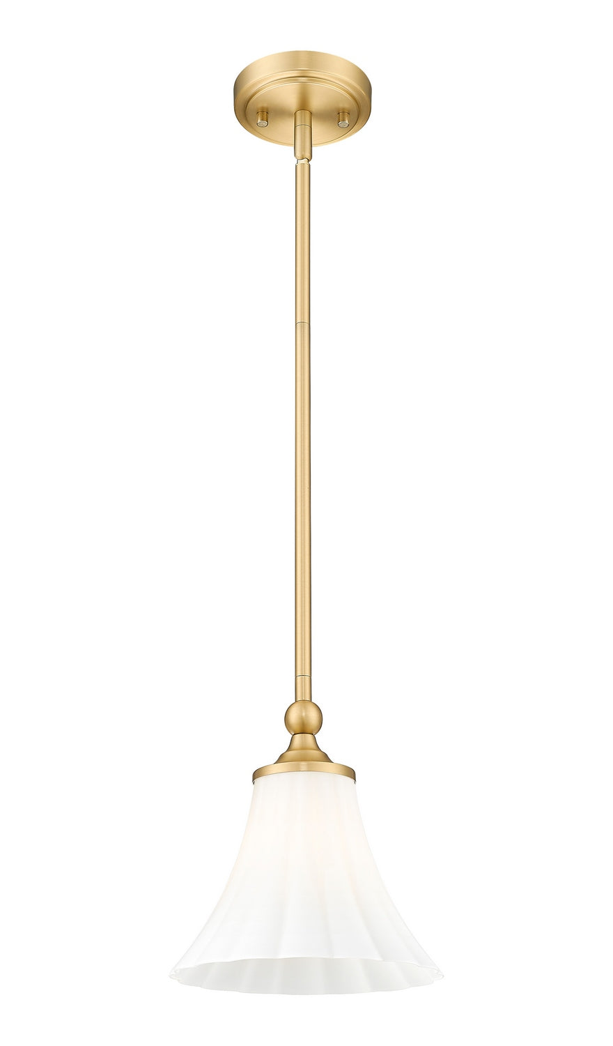 Mini-suspension Fleur Or moderne – vue 3