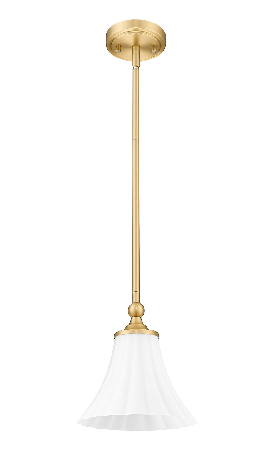 Mini-suspension Fleur Or moderne – vue 5