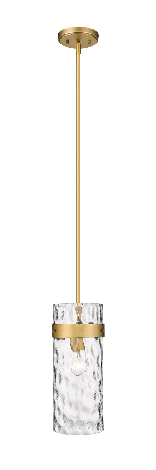 Mini-suspension Fontaine Tige, Laiton frotté, 6 1/2" – Z-Lite