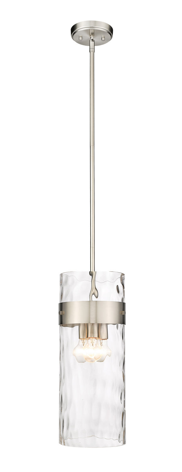 Mini-suspension Fontaine Tige, Nickel brossé, 9" – Z-Lite