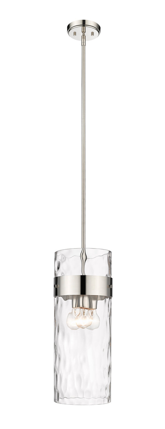 Mini-suspension Fontaine Tige, Nickel poli, 9" – Z-Lite