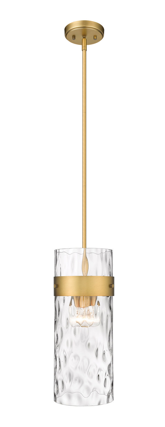 Mini-suspension Fontaine Tige, Laiton frotté, 9" – Z-Lite