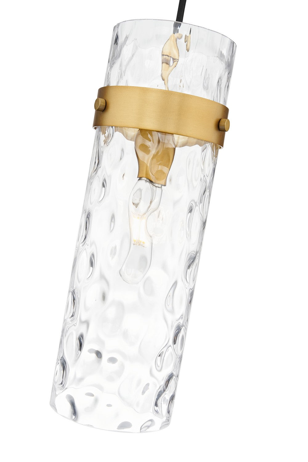 Mini-suspension Fontaine Câble, Laiton frotté, 5 3/4" – vue 5