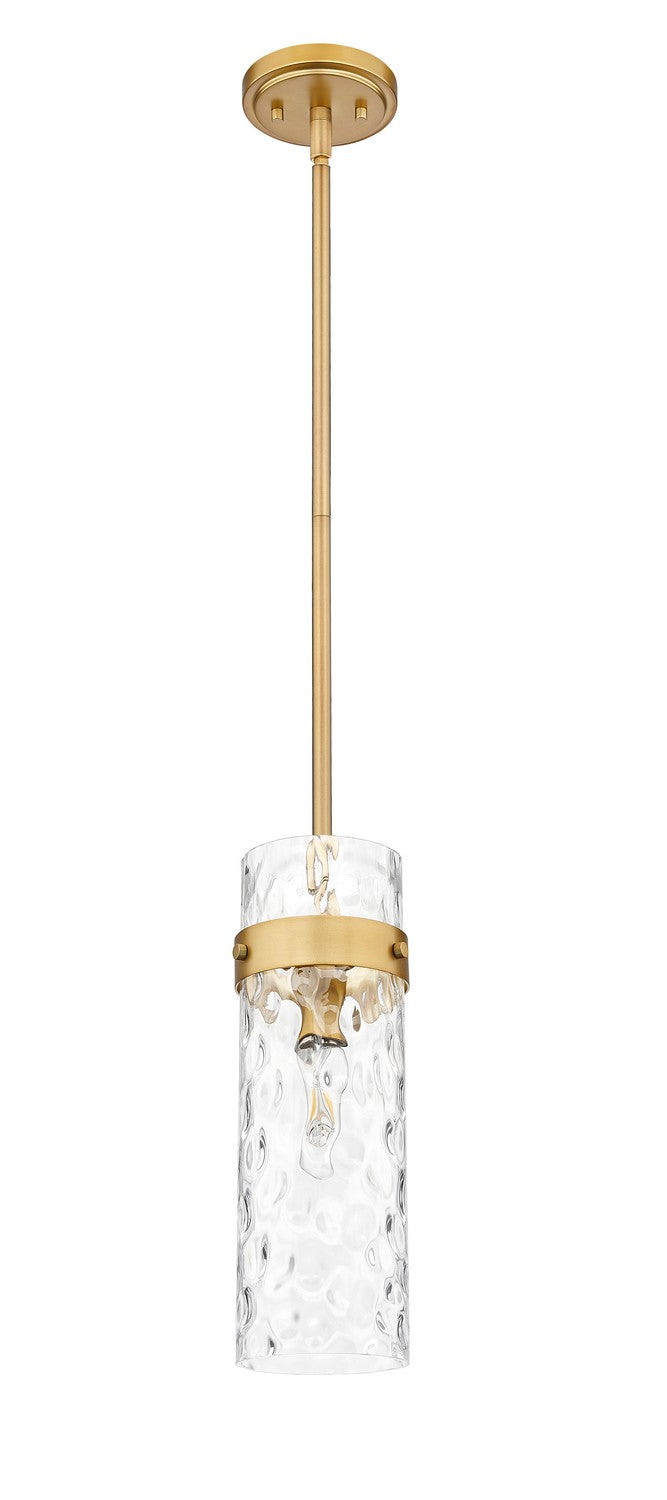 Mini-suspension Fontaine Tige, Laiton frotté, 5 3/4" – vue 4