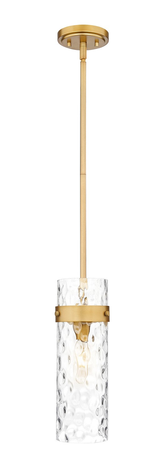 Mini-suspension Fontaine Tige, Laiton frotté, 5 3/4" – Z-Lite