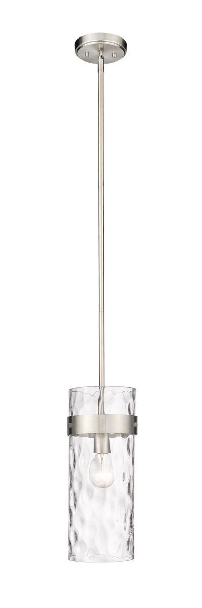 Mini-suspension Fontaine - Tige Nickel brossé 6 1/2" by Z-Lite | Luminaires & cie