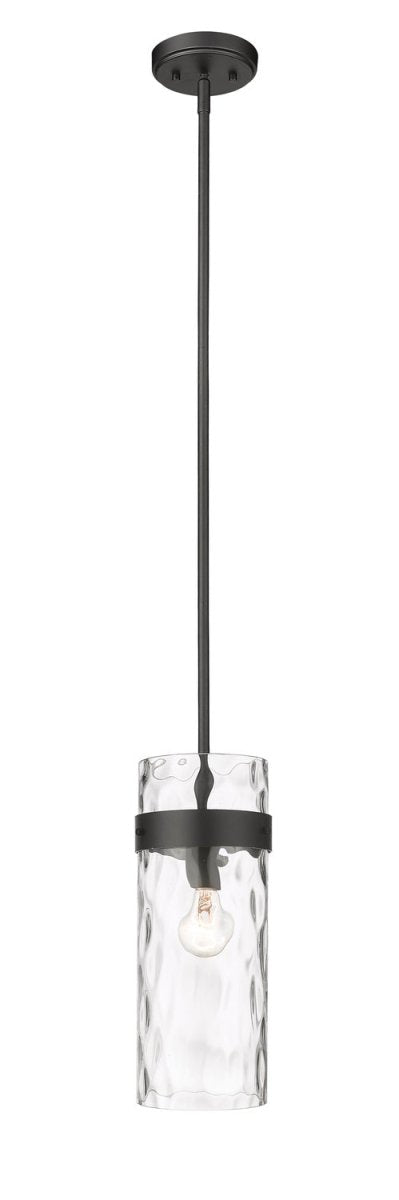 Mini-suspension Fontaine - Tige Noir mat 6 1/2" by Z-Lite | Luminaires & cie