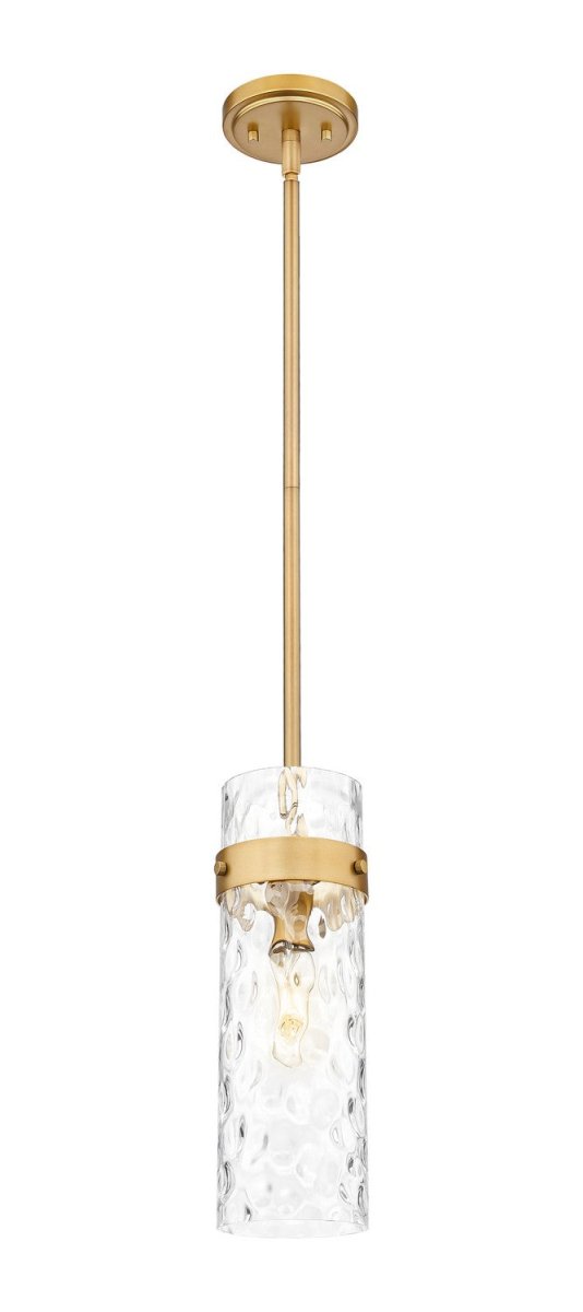 Mini-suspension Fontaine - Tige Laiton frotté 5 3/4" by Z-Lite | Luminaires & cie