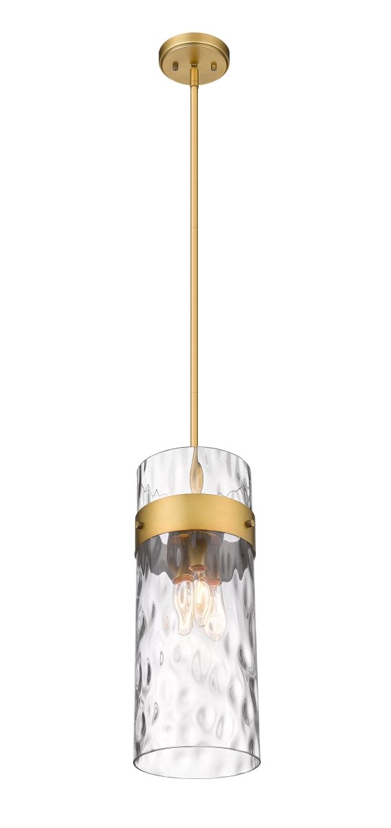 Mini-suspension Fontaine - Tige Laiton frotté 5 3/4" by Z-Lite | Luminaires & cie