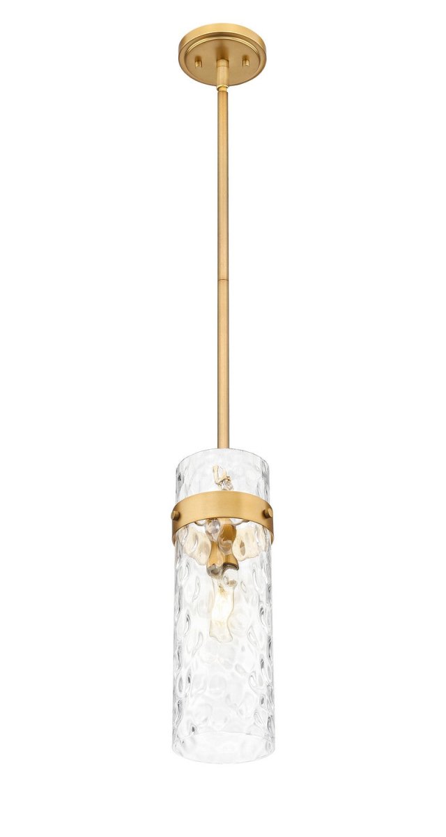 Mini-suspension Fontaine - Tige Laiton frotté 5 3/4" by Z-Lite | Luminaires & cie