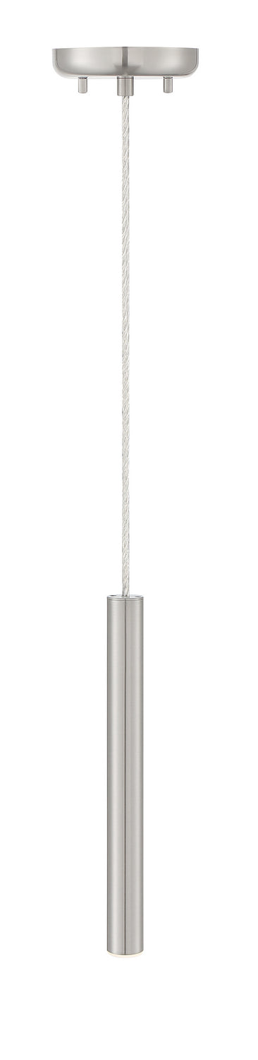 Mini-suspension Forest Câble coaxial argenté, Nickel brossé, 12" – vue 4