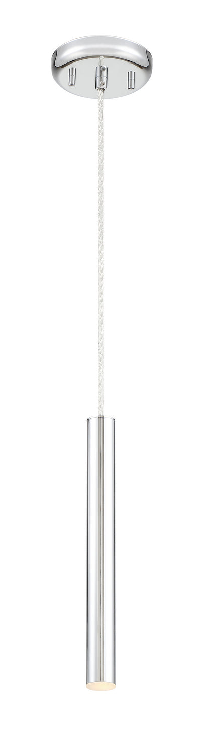Mini-suspension Forest Câble coaxial argenté, Chrome, 12" – vue 2