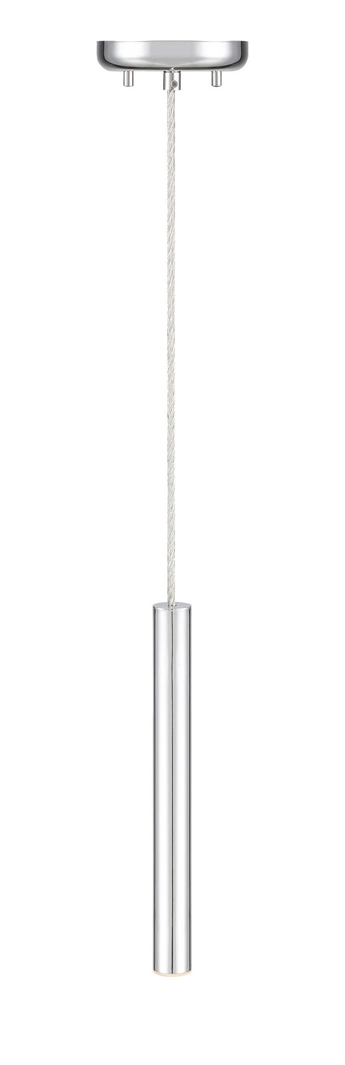 Mini-suspension Forest Câble coaxial argenté, Chrome, 12" – vue 4