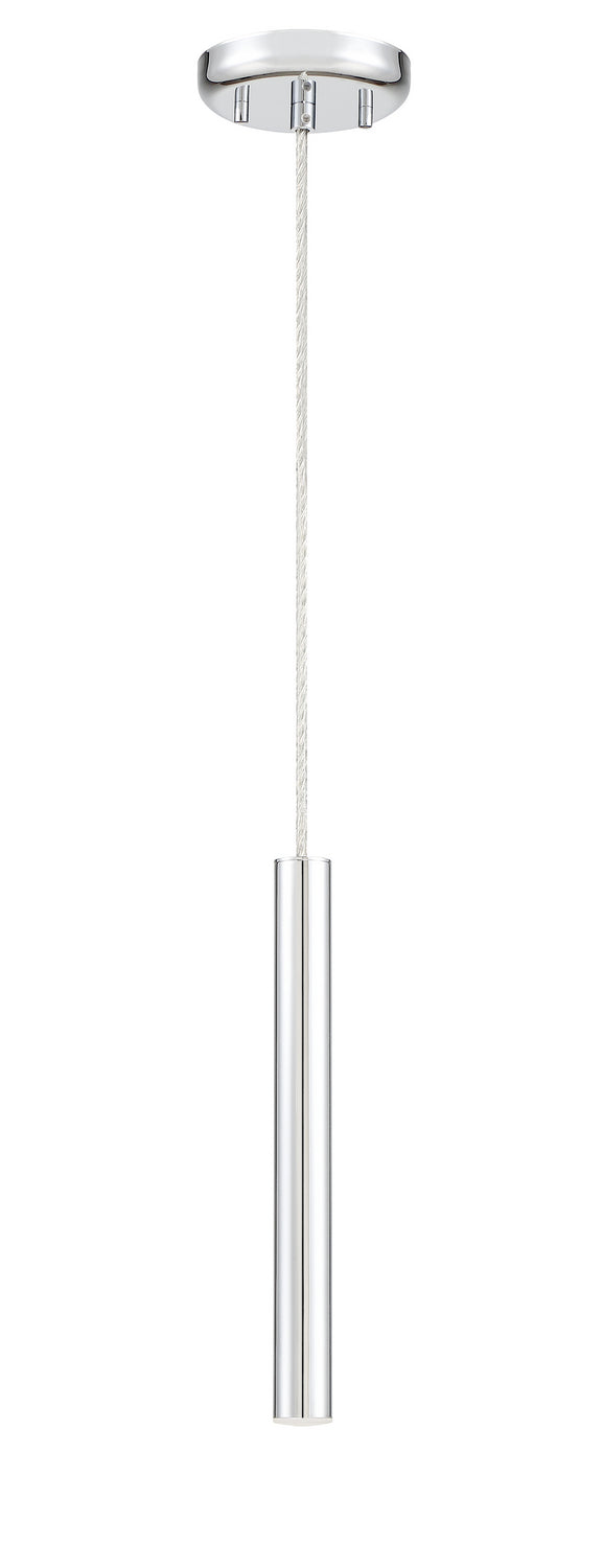 Mini-suspension Forest Câble coaxial argenté, Chrome, 12" – vue 5