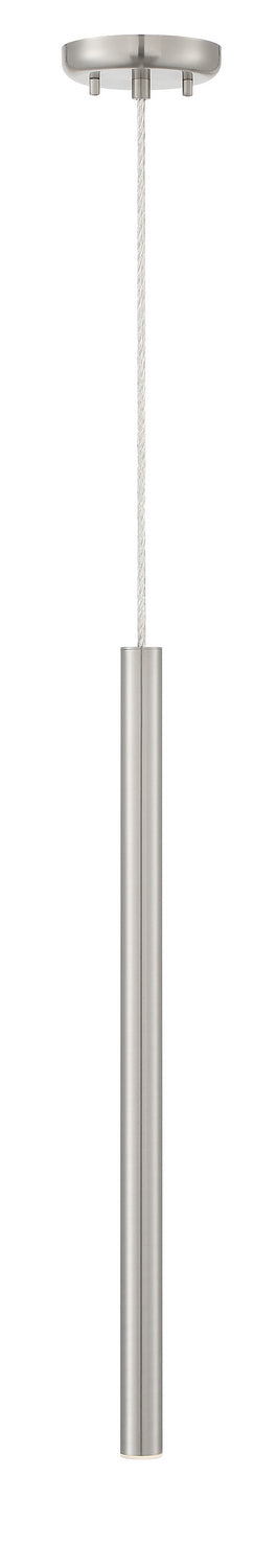 Mini-suspension Forest Câble coaxial argenté, Nickel brossé, 24" – vue 3
