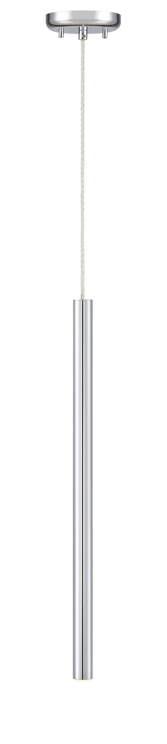 Mini-suspension Forest Câble coaxial argenté, Chrome, 24" – vue 3