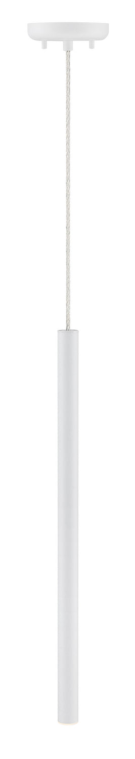 Mini-suspension Forest Câble coaxial argenté, Blanc mat, 24" – vue 4