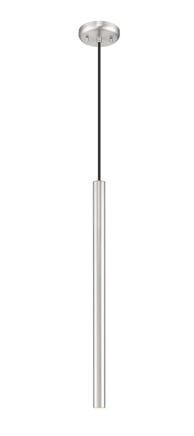 Mini-suspension Forest Noir, Nickel brossé, 24" – Z-Lite