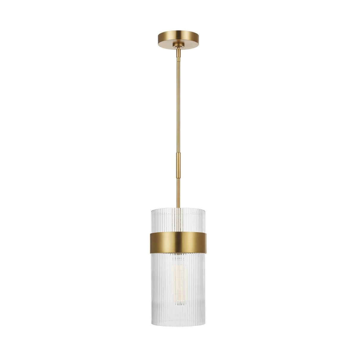 Mini-suspension Geneva - Burnished Brass 7 by Visual Comfort Studio | Luminaires & cie