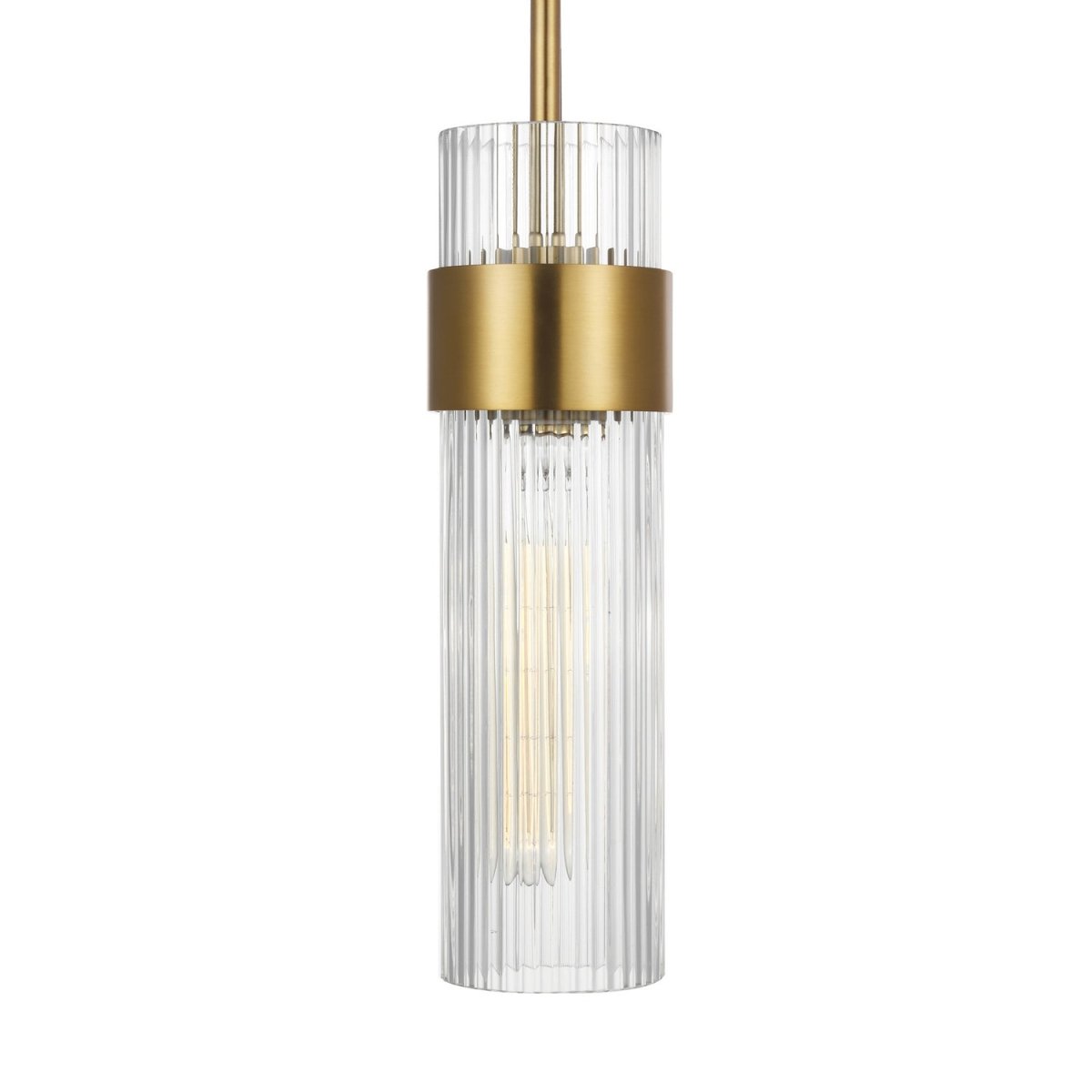Mini-suspension Geneva - Polished Nickel 7 by Visual Comfort Studio | Luminaires & cie
