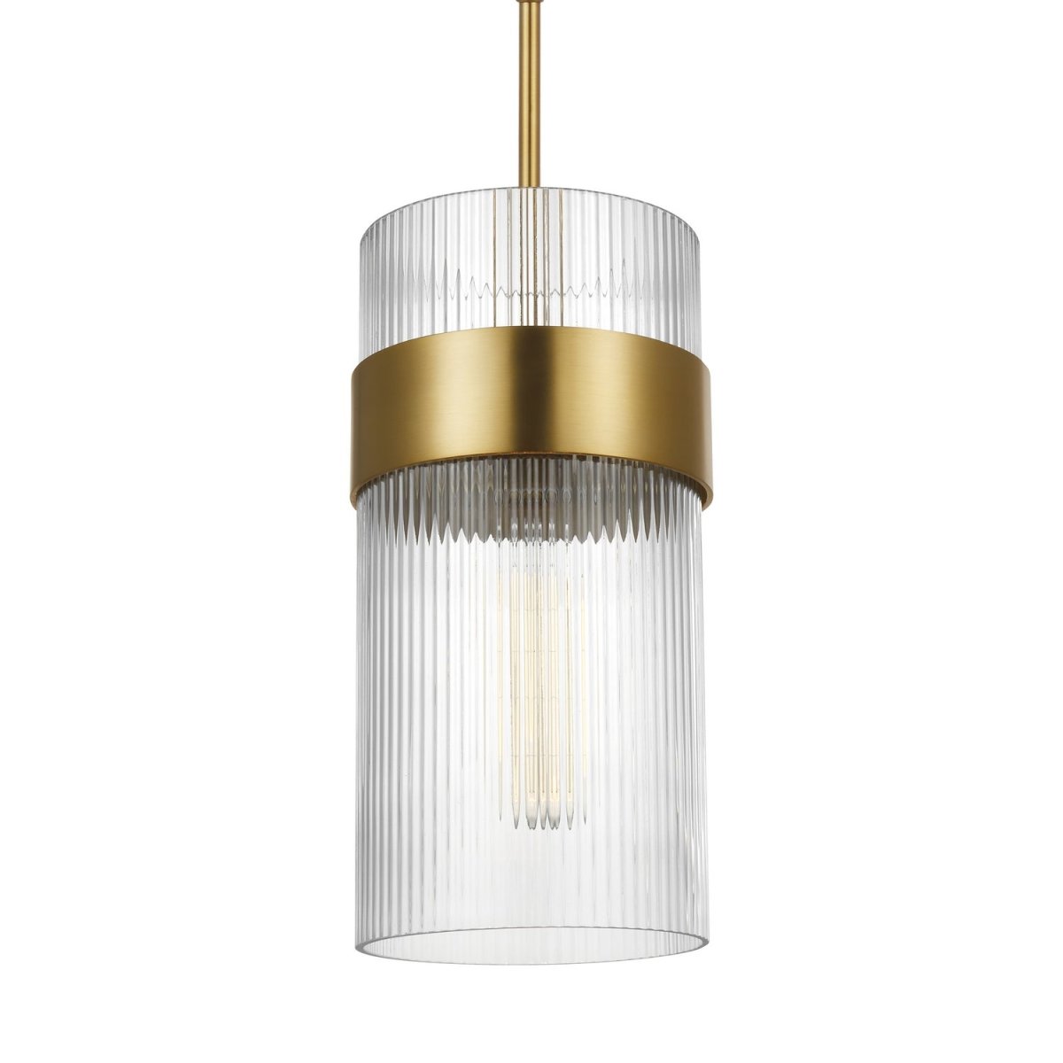 Mini-suspension Geneva - Polished Nickel 7 by Visual Comfort Studio | Luminaires & cie